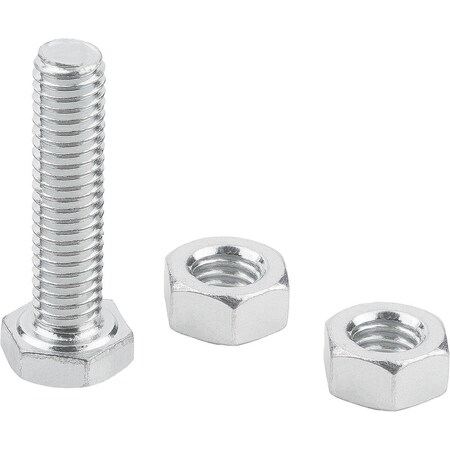 Kipp Clamping Spindle Rigid, M06, L=25, Form:A, Steel K1442.006025